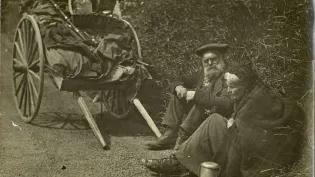 Travellers Granny and Hughie