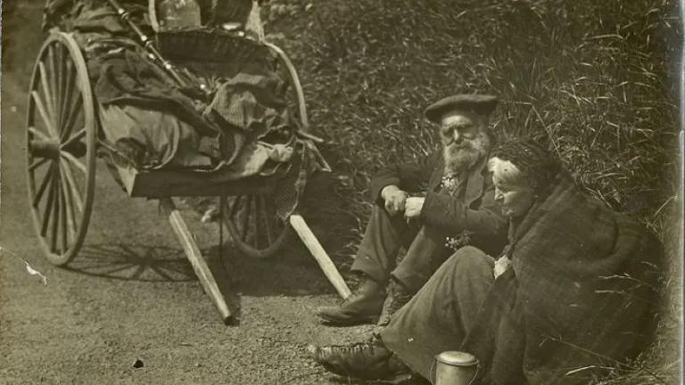Travellers Granny and Hughie